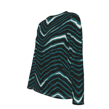 Philadelphia Football Game Day All-Over Print Women's Oversized T-shirt | 190GSM Cotton