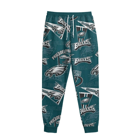 Philadelphia Football Game Day All-Over Print Men's Sweatpants With Waistband