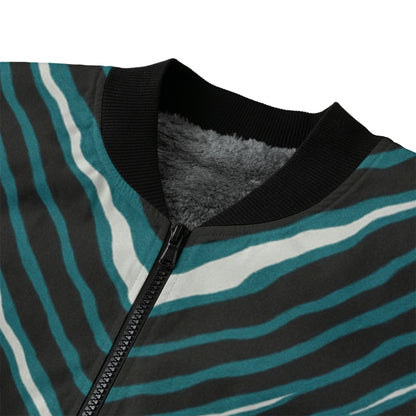 Philadelphia Football Game Day All-Over Print Men’s Fleece Bomber Jacket