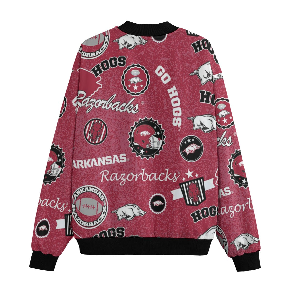 Urban Legend Arkansas Razorbacks Fleece Bomber Jacket