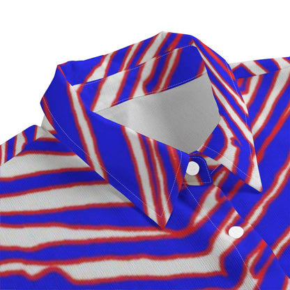 Buffalo Bills Zubaz Women's Chiffon Shirt With Elbow Sleeve