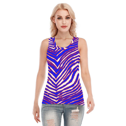 Buffalo Bills Zubaz Women's Skinny Sport Tank Top