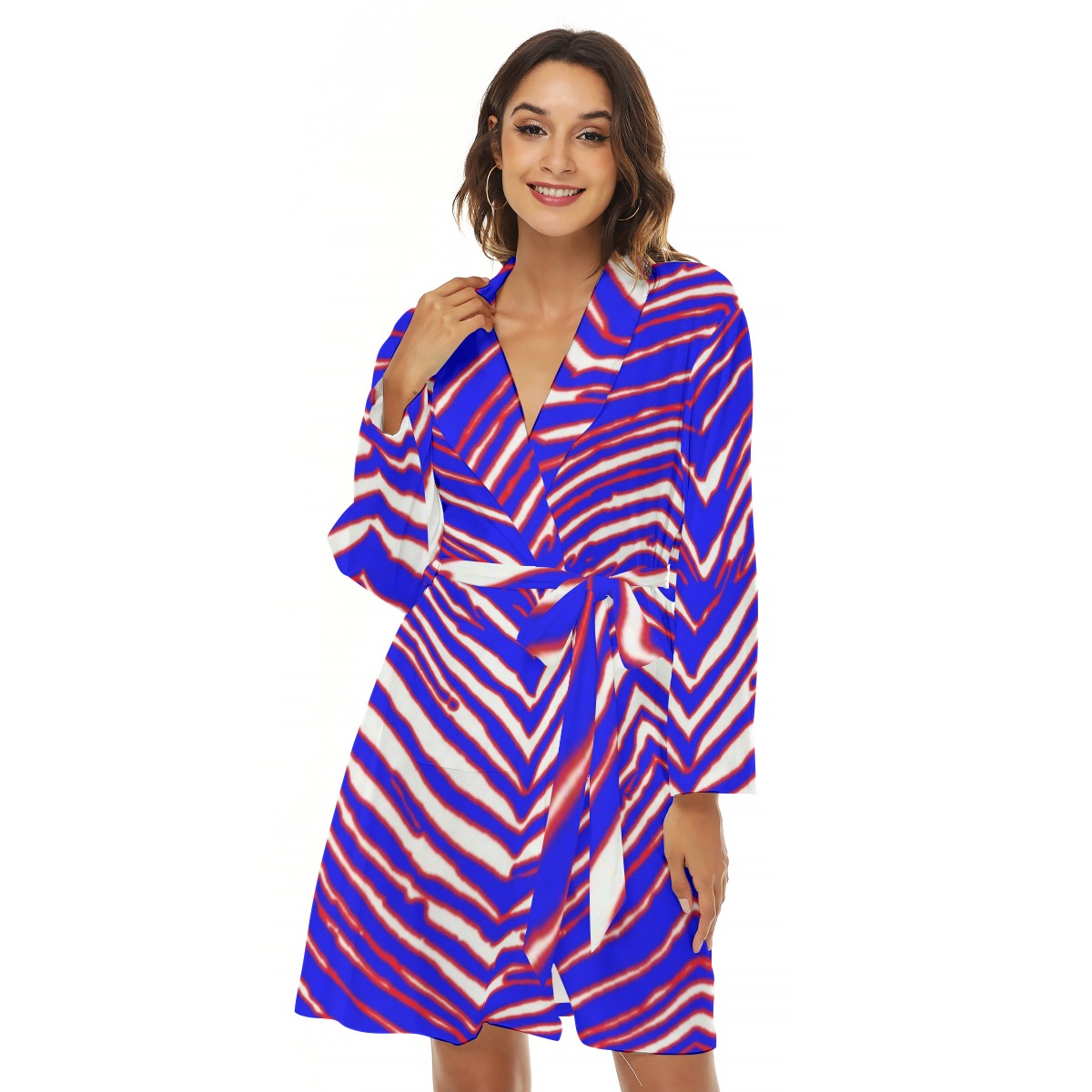 Buffalo Bills Zubaz Women's Small Robe
