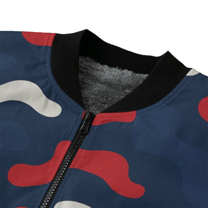 Urban Legend New England Patriots camo Fleece Bomber Jacket