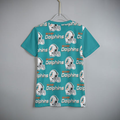 Miami Football Game Day Eco-friendly All-Over Print Kid's Short Sleeve