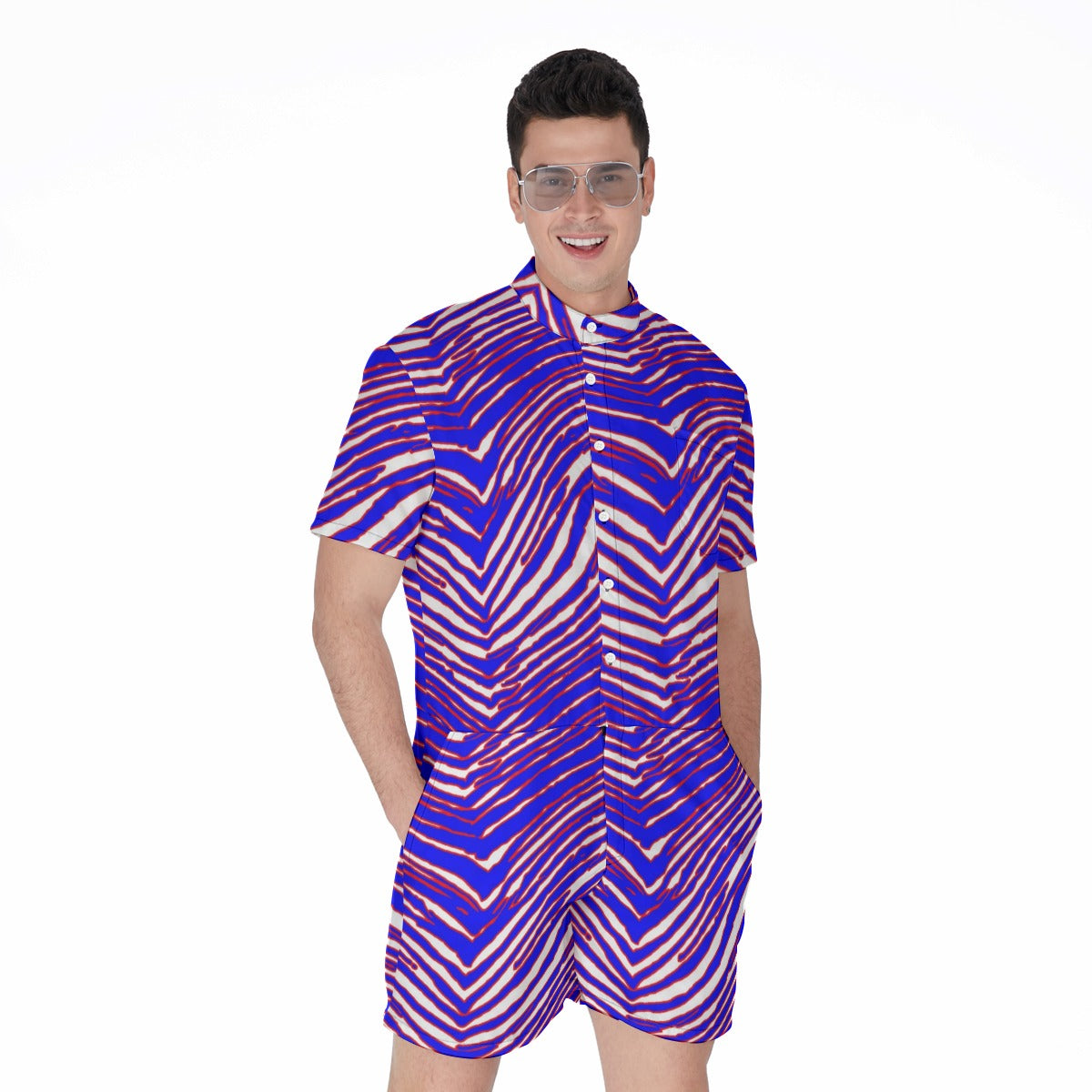 Buffalo Bills Zubaz Men's Rompers
