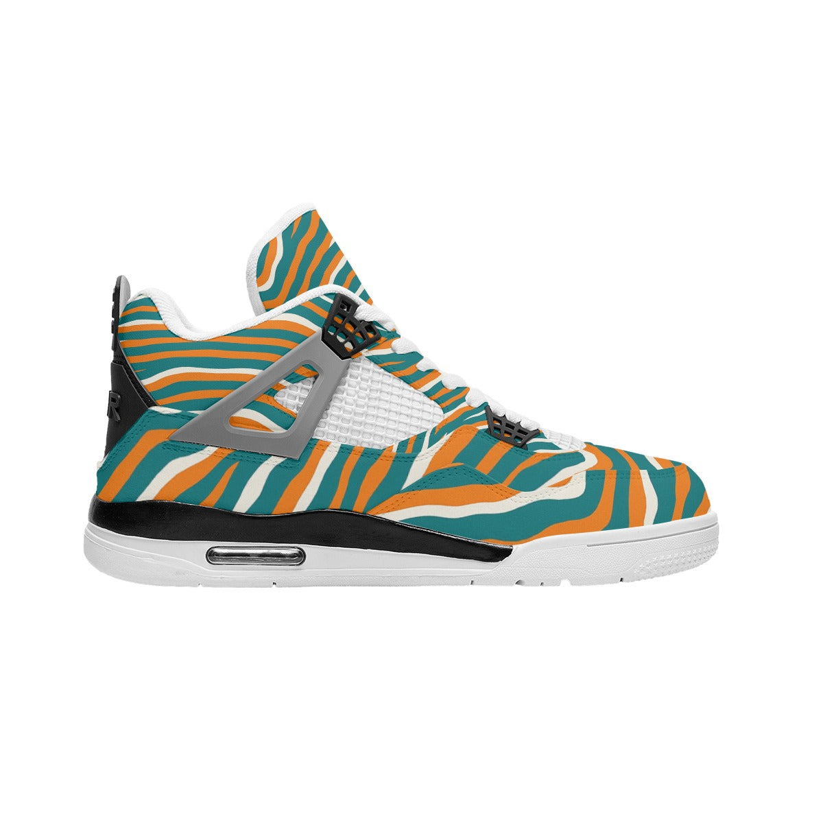 Miami Football Game Day All-Over Print Men's Air Cushion Basketball Shoes