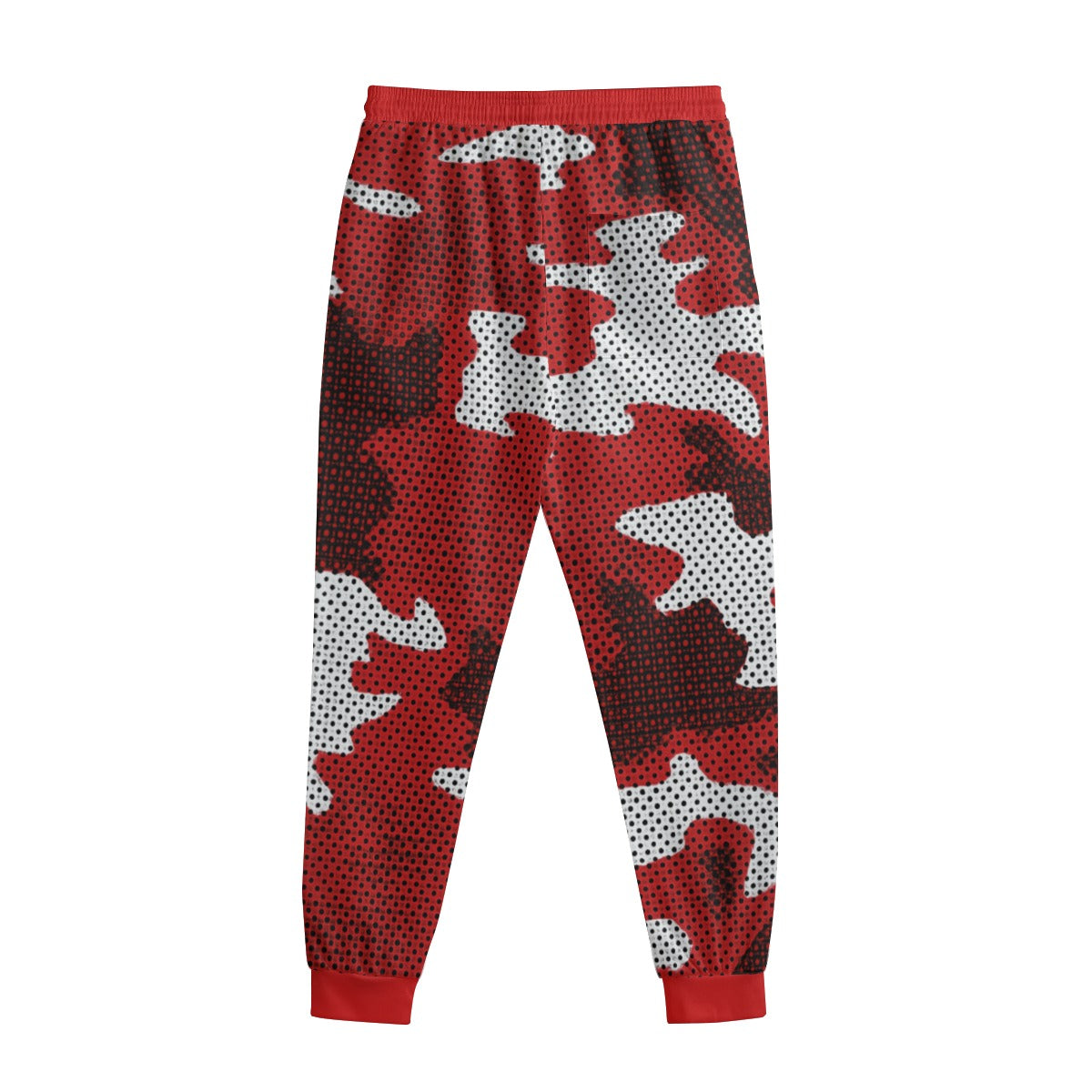 Urban Legend Indiana White Red Camo Sweatpants With Waistband