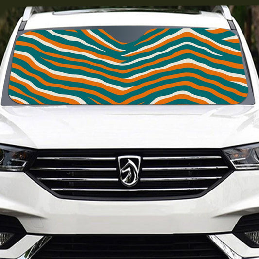 Miami Football Game Day Windshield Sunshade | 145cm(57.1”)