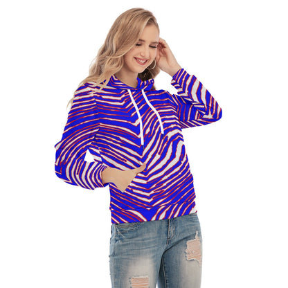 Buffalo Bills Zubaz Women's Slim Pullover Hoodie
