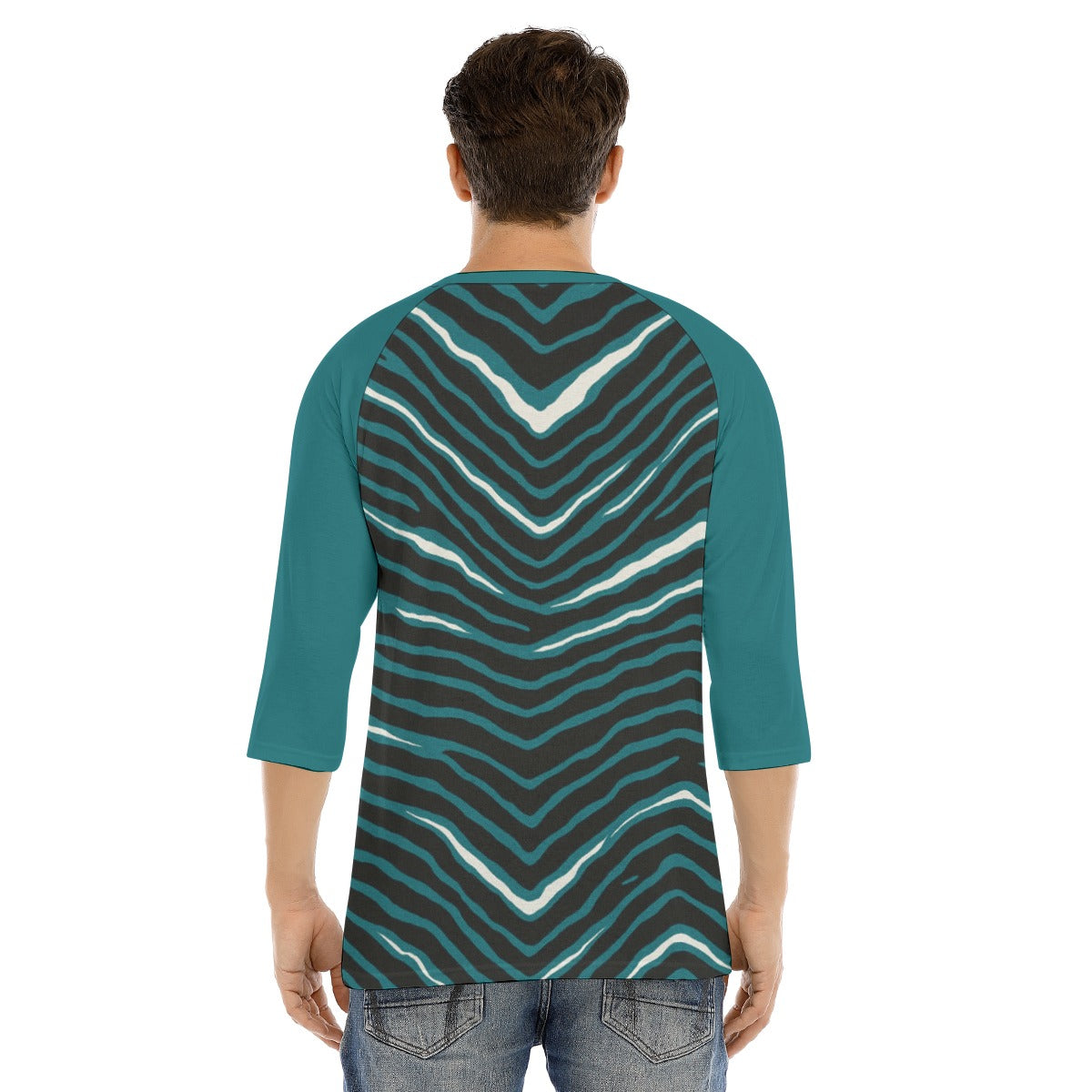 Philadelphia Football Game Day All-Over Print Men's O-neck Raglan Sleeve T-shirt