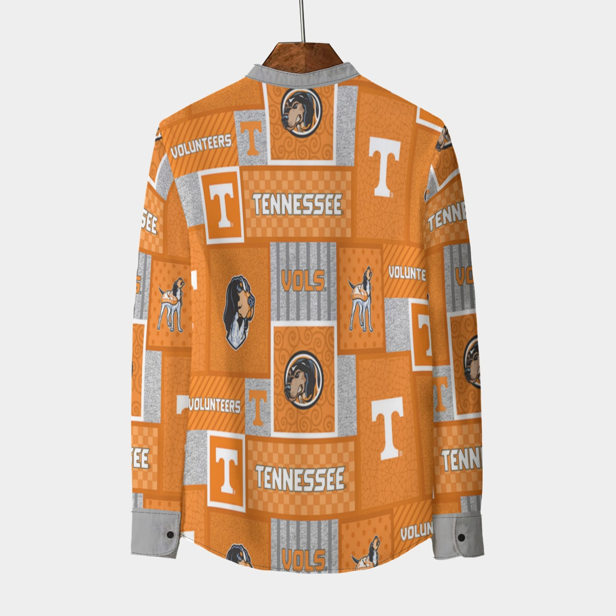 Urban Legend Tennessee – Volunteers Stand Collar Shirt With Long Sleeve | 110GSM Imitation Flax