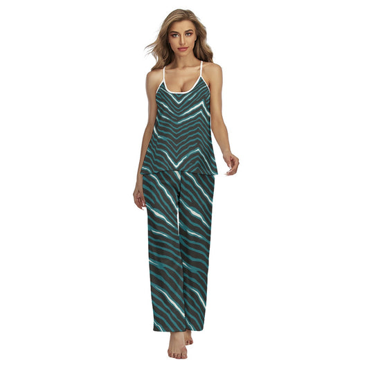 Philadelphia Football Game Day All-Over Print Women's Cami Pajamas Set