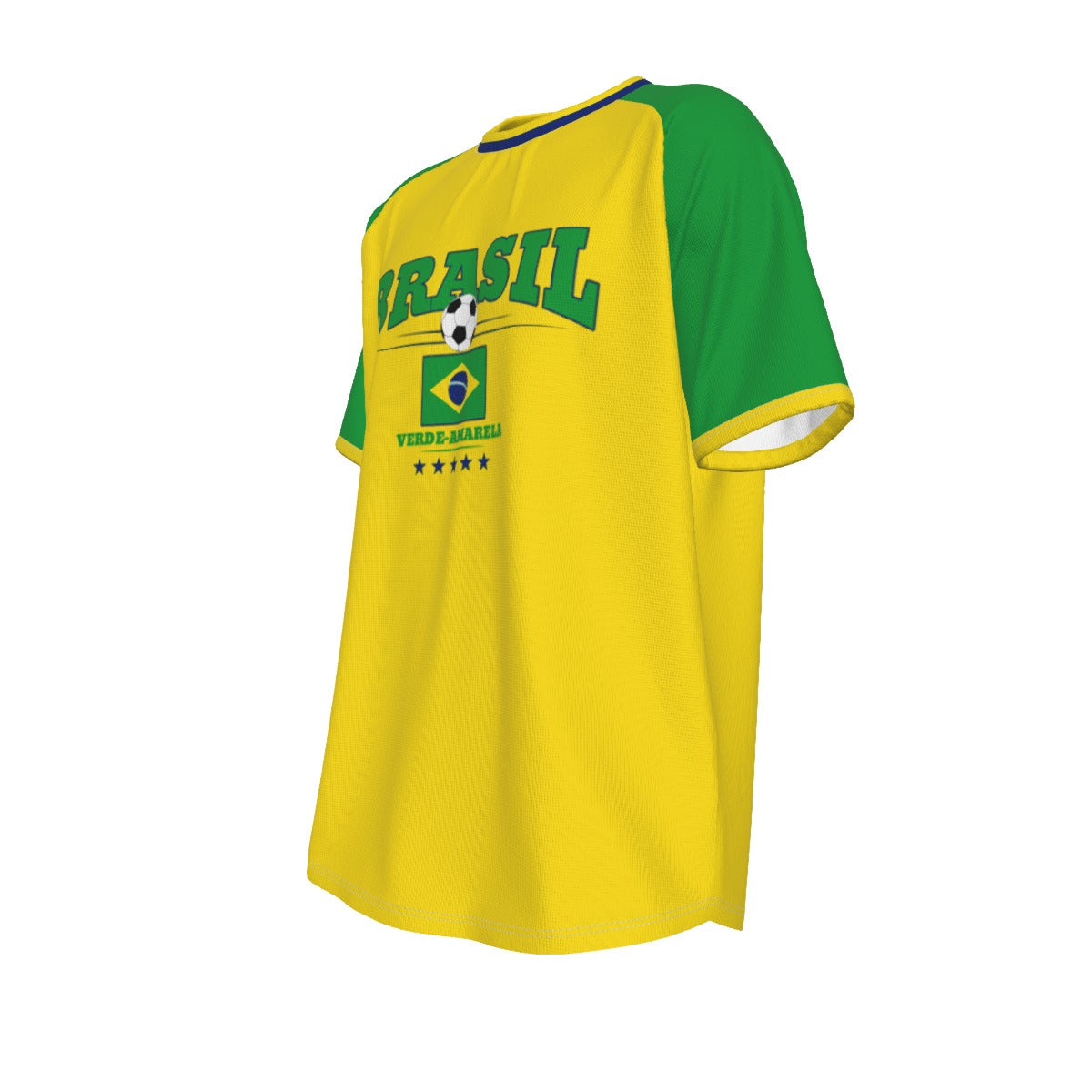Urban Legend Brasil Verde e Amarelo Classic Football T-Shirt