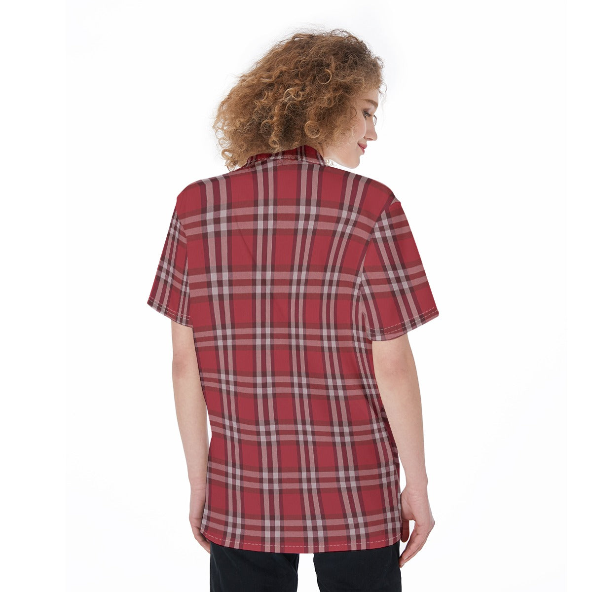 Oklahoma Tartan Plaid Sooners Women's Shirt