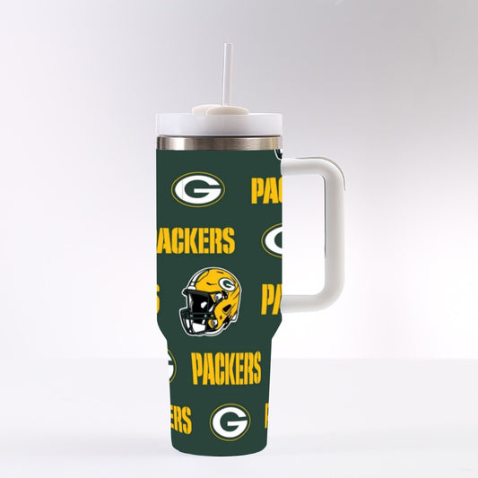 Green Bay Football Game Day 40 oz Tumbler With Handle