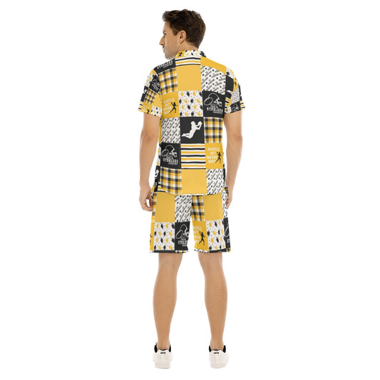 All-Over Print Men's Short Sleeve Shirt Set