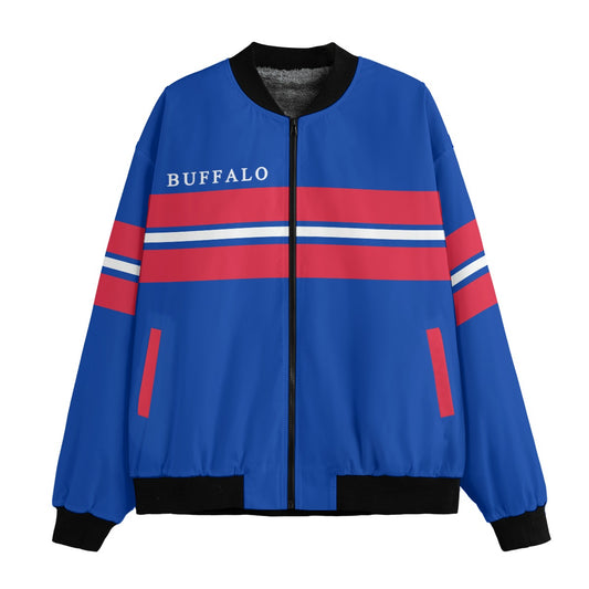 Buffalo Bills retro style Fleece Bomber Jacket