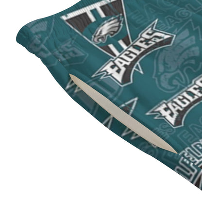 Philadelphia Football Game Day All-Over Print Unisex Short Pants | 310GSM Cotton