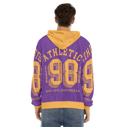 Athletic 98 Brooklyn NYC National Championship Unisex Hoodie – Vintage Varsity Energy | Velvet