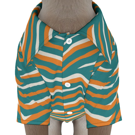 Miami Football Game Day All-Over Print Pet‘s Hawaiian Shirt