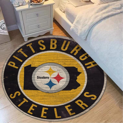 Foldable round mat