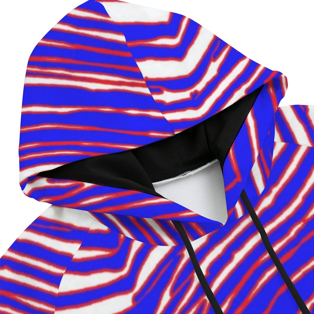 Buffalo Bills Zubaz Men's Raglan Pullover Hoodie | Interlock