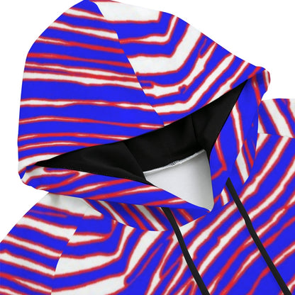 Buffalo Bills Zubaz Men's Raglan Pullover Hoodie | Interlock