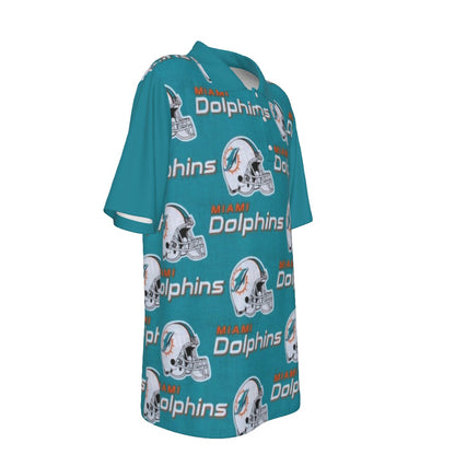 Miami Football Game Day All-Over Print Teenage UV Protection POLO Shirt