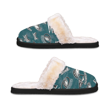 Philadelphia Football Game Day Men's Home Plush Slippers