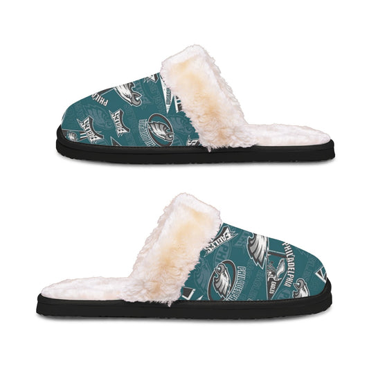 Philadelphia Football Game Day Men's Home Plush Slippers