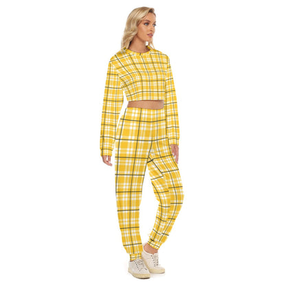 Pittsburgh Steelers Women's Crop Sweatshirt Suit
