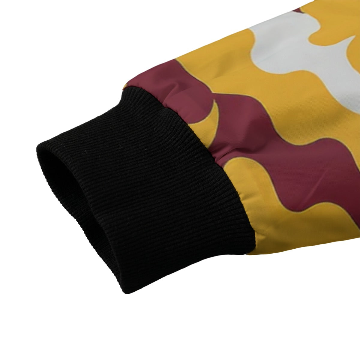 Washington Commanders Camo Fleece Bomber Jacket – Burgundy, Gold and Black NFL Streetwear