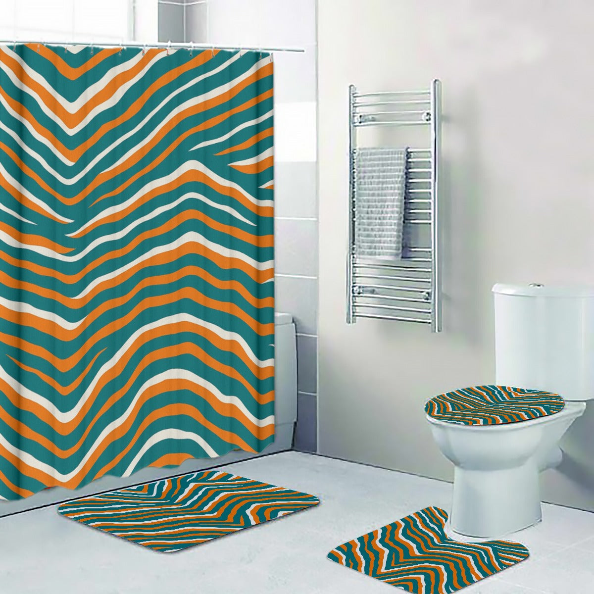 Miami Football Game Day Four-piece Bathroom