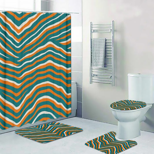 Miami Football Game Day Four-piece Bathroom