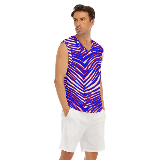 Buffalo Bills Zubaz Men's Imitation Knitted V-neck Vest