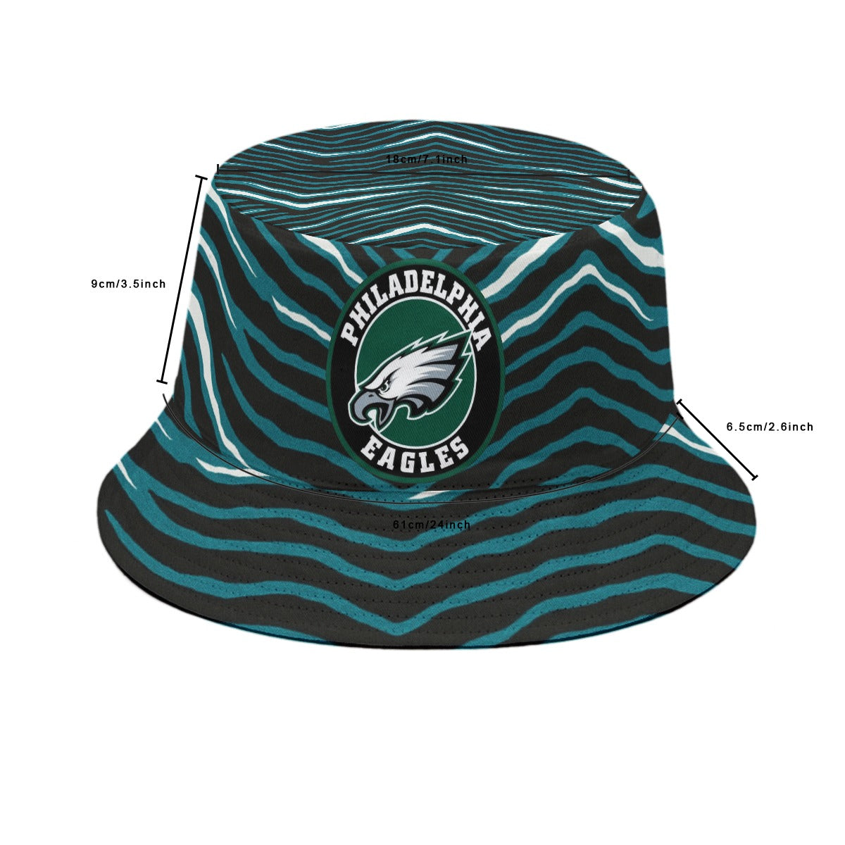 Urban Legend Philadelphia Eagles Zubaz – Bucket Hat