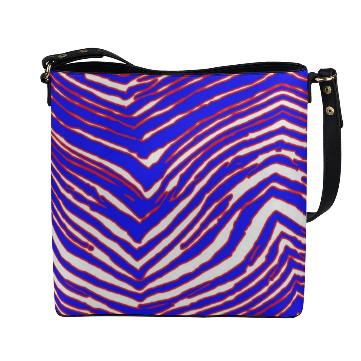Buffalo Bills Zubaz Minimalist Square Crossbody Bucket Bag