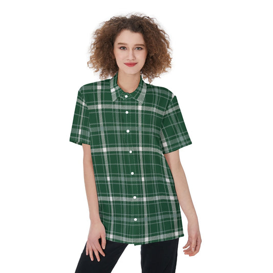 Michigan State Tartan Plaid Spartans Women's Shirt