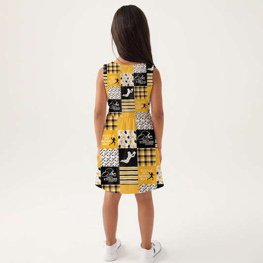All-Over Print Girls Sleeveless A-Line Dress