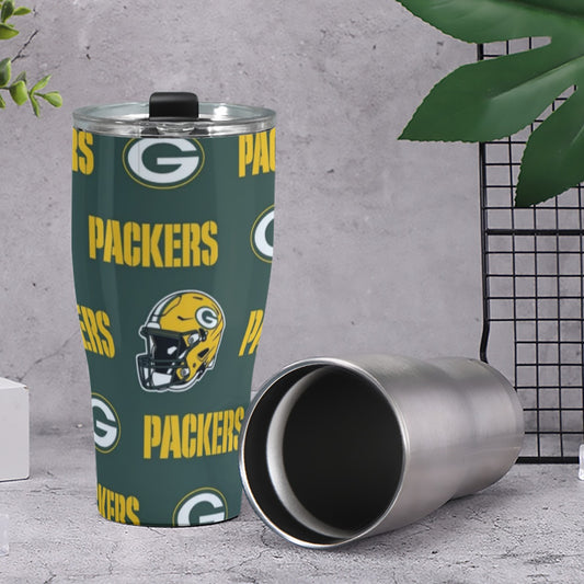 Green Bay Football Game Day Cone Tumbler 30oz