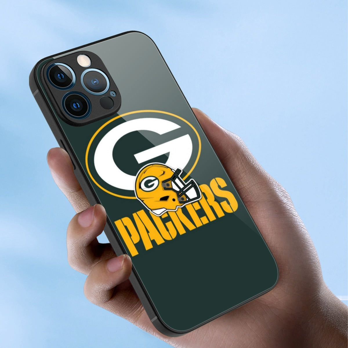 Green Bay Football Game Day iPhone 13 Series Mobile Phone Case | Glass