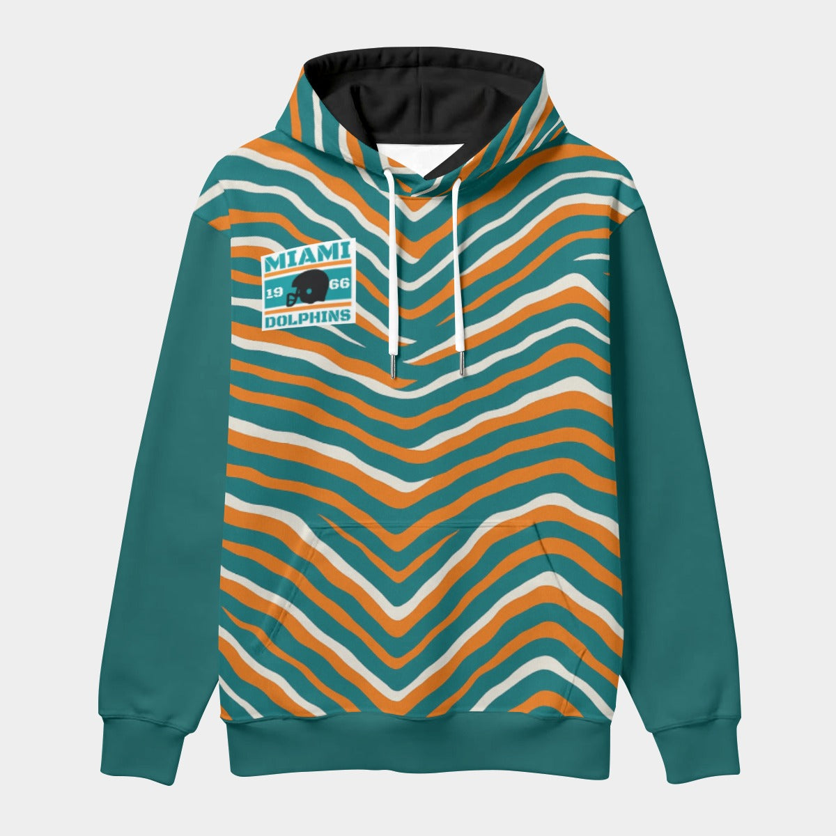 Miami Football Game Day All-Over Print Men's Pullover Hoodie