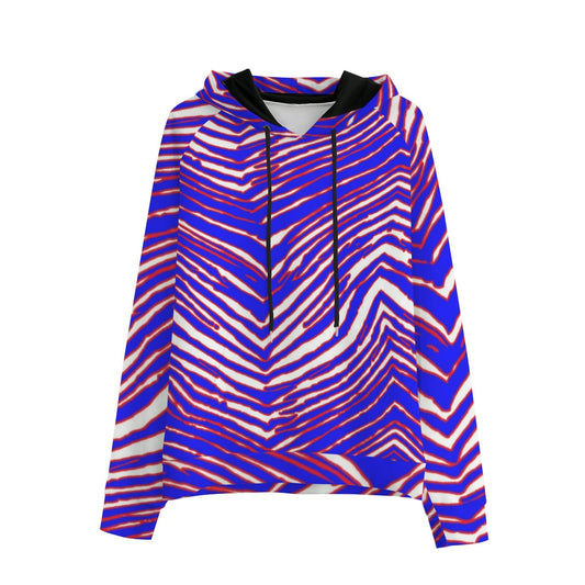Buffalo Bills Zubaz Men's Raglan Pullover Hoodie | Interlock
