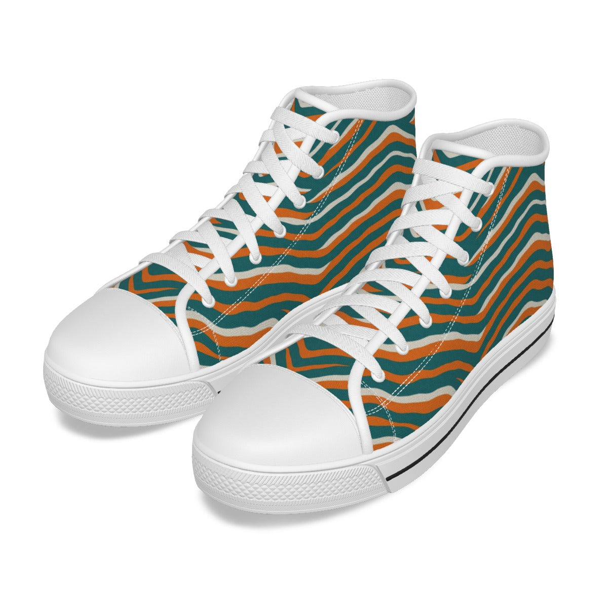 Miami Football Game Day Kid's Canvas Shoes
