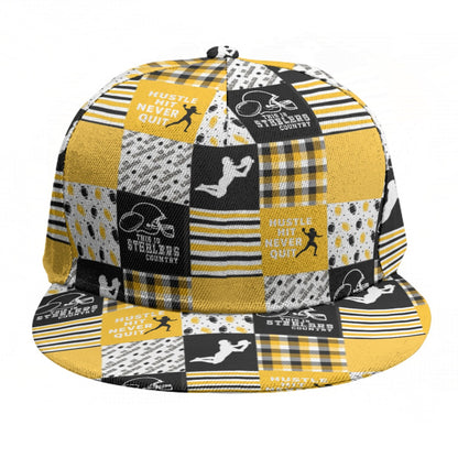 Baseball Cap With Flat Brim