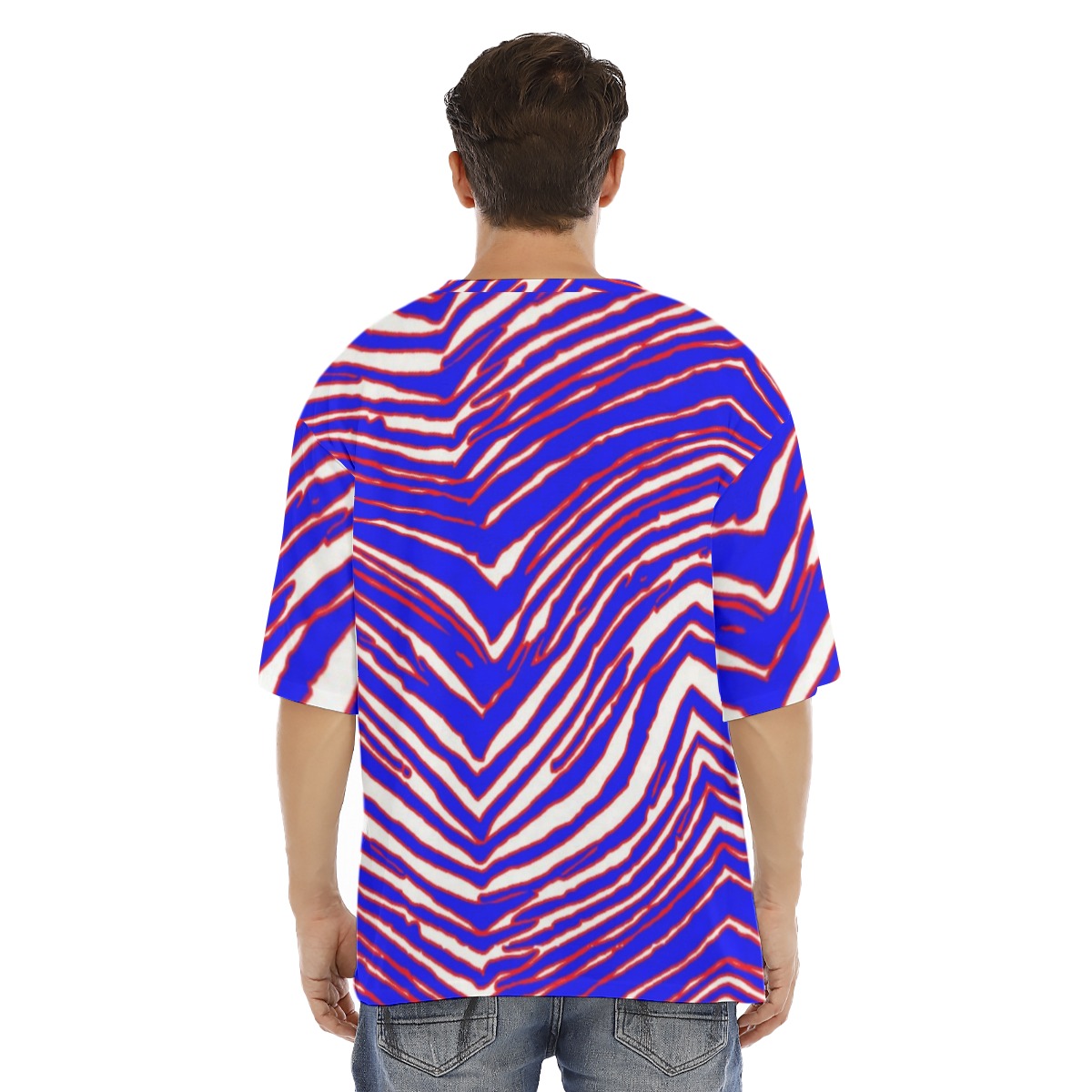 Buffalo Bills Zubaz Men's Raglan Short Sleeve T-Shirt|180GSM COTTON