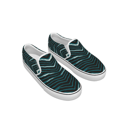 Philadelphia Football Game Day Men's Slip On Sneakers