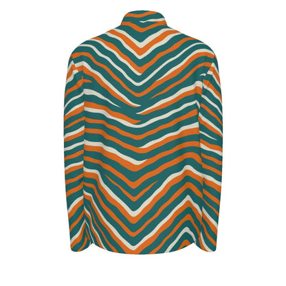 Miami Football Game Day All-Over Print Men's Half Zip Pullover