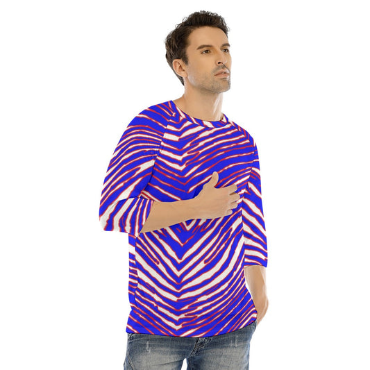 Buffalo Bills Zubaz Men's O-neck Raglan Sleeve T-shirt